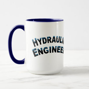 Hydrauliska droppar Ingenjör Vatten Mugg