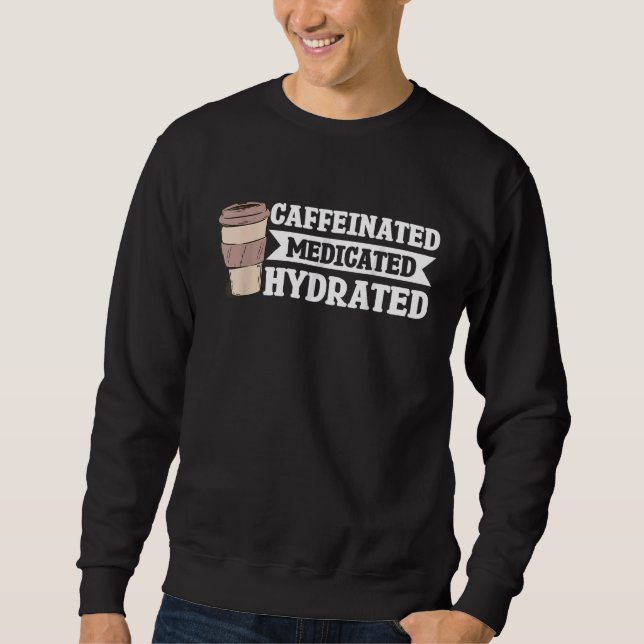 Hydrerad koffeinfri medicin lång ärmad tröja (Framsida)