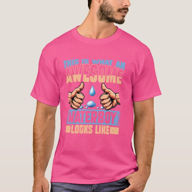 Hydreringsspecialist Teamchef Hydrerad Rolig V T Shirt (Framsida)