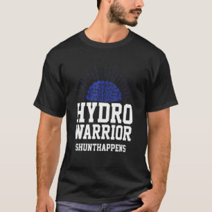Hydro warrior shunt råkar ut Hydrocephalus blue ri T Shirt