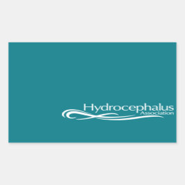 Hydrocephalus Association Logotyp Rektangulärt Klistermärke