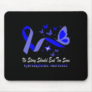 Hydrocephalus Awareness Butterflies Support Blue R Musmatta