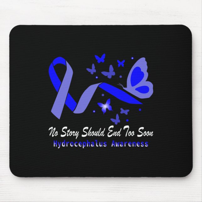Hydrocephalus Awareness Butterflies Support Blue R Musmatta (Framsidan)