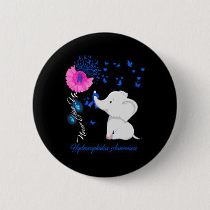 Hydrocephalus Awareness - Hydrocephalus Ribbon Knapp