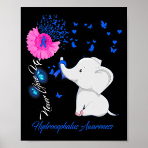 Hydrocephalus Awareness - Hydrocephalus Ribbon Poster