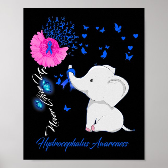 Hydrocephalus Awareness - Hydrocephalus Ribbon Poster (Framsidan)