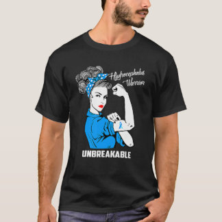Hydrocephalus Krigare Obrytlig Medvetenhet Hydro T Shirt