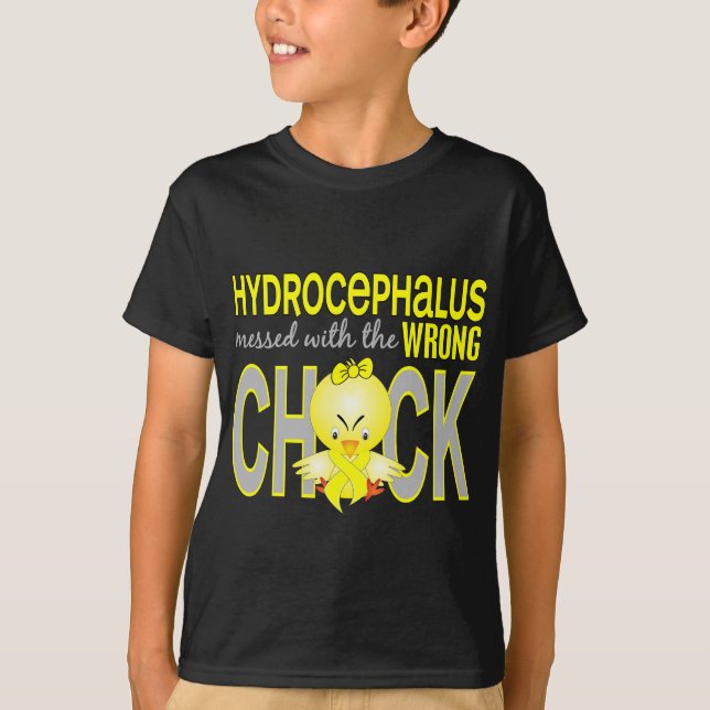 Hydrocephalus röra med den fla chicken tröja (Framsida)