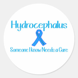 Hydrocephalus Runt Klistermärke