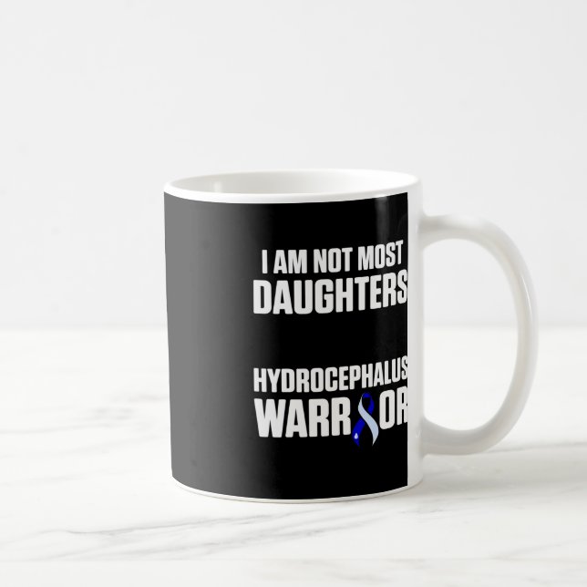Hydrocephalus Survivor Daughters Awareness Warrior Kaffemugg (Höger)