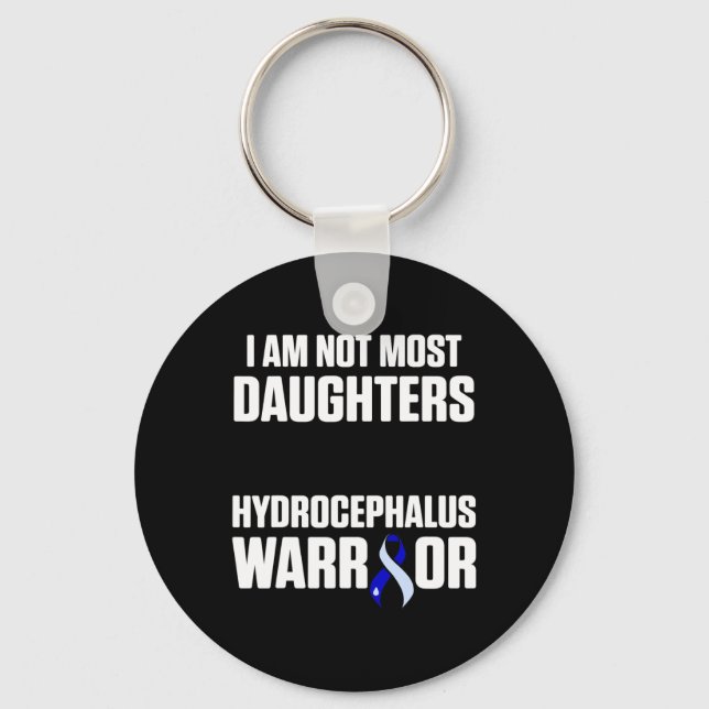 Hydrocephalus Survivor Daughters Awareness Warrior Nyckelring (Framsida)