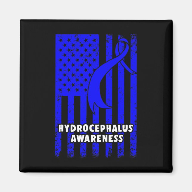 Hydrocephalus Survivor Enduring Awareness Warrior Magnet (Framsidan)