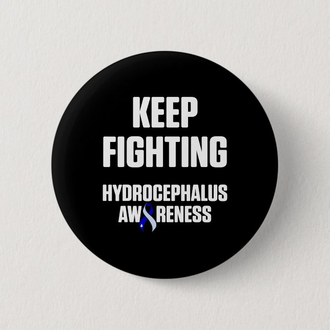 Hydrocephalus Survivor Fighting Awareness Warrior Knapp (Framsida)
