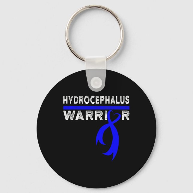 Hydrocephalus Survivor Healthy Awareness Warrior 1 Nyckelring (Framsida)