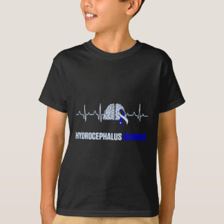 Hydrocephalus Survivor Heartslag Awareness Warrior T Shirt