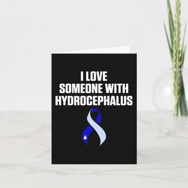 Hydrocephalus Survivor Kärlek Awareness Warrior Kort (Framsida)