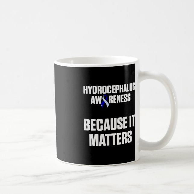 Hydrocephalus Survivor Matters Awareness Warrior Kaffemugg (Höger)