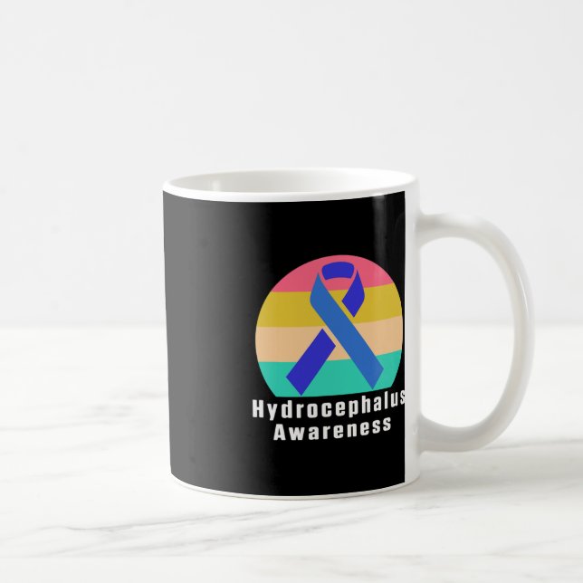 Hydrocephalus Survivor Medical Awareness Warrior Kaffemugg (Höger)