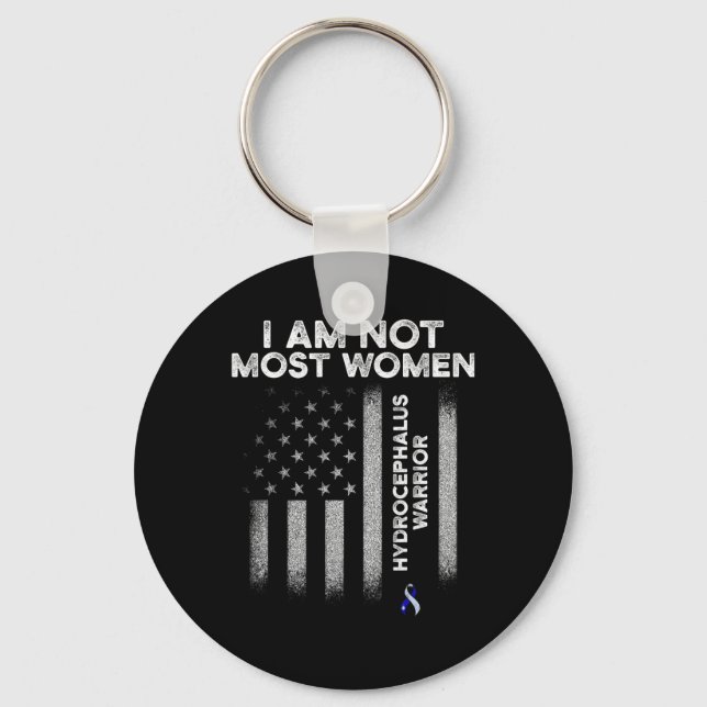 Hydrocephalus Survivor Most Women Awareness Warrio Nyckelring (Framsida)
