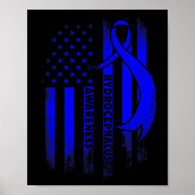 Hydrocephalus Survivor Overcome Awareness Warrior Poster (Framsidan)