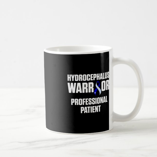 Hydrocephalus Survivor Patientmedvetenhet Warrior  Kaffemugg (Höger)