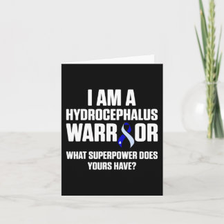 Hydrocephalus Survivor Power Awareness Warrior Kort