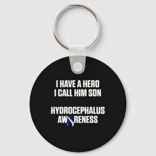 Hydrocephalus Survivor Son Awareness Warrior 3 Nyckelring