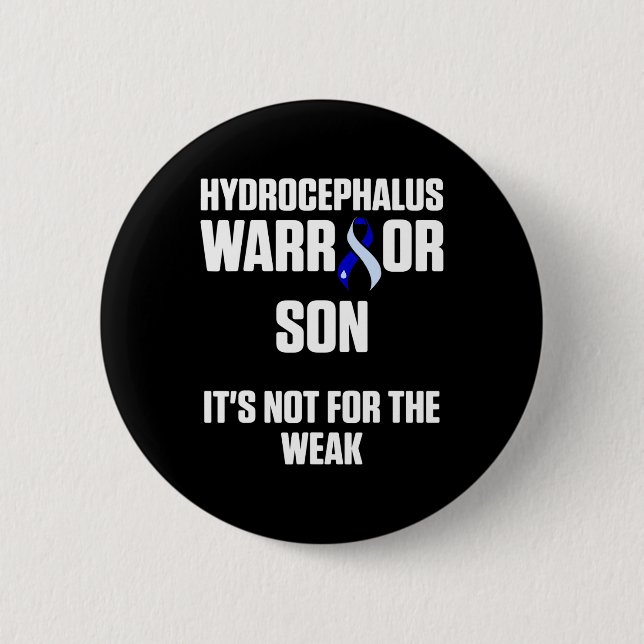 Hydrocephalus Survivor Son Awareness Warrior 6 Knapp (Framsida)
