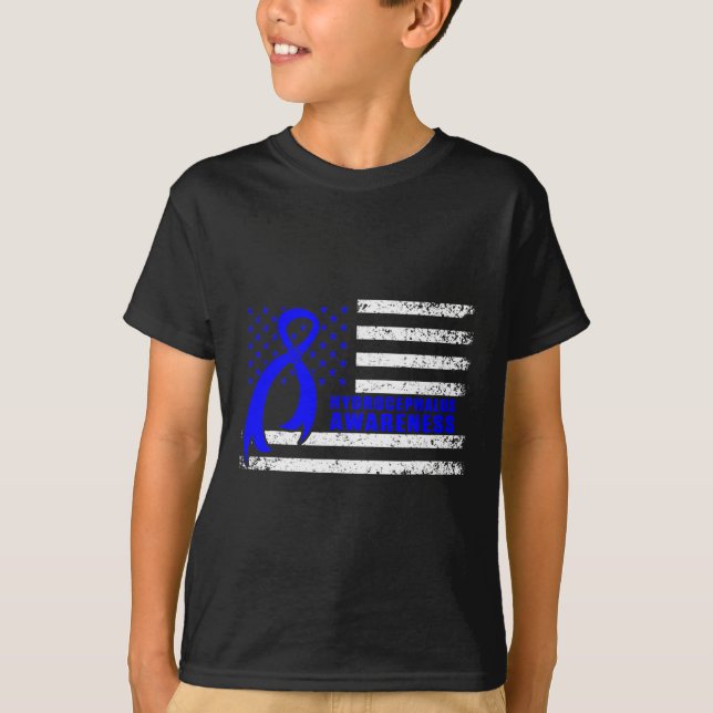 Hydrocephalus Survivor Specialize Awareness Warrio T Shirt (Framsida)