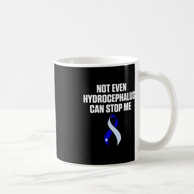 Hydrocephalus Survivor Stop Awareness Warrior Kaffemugg (Höger)