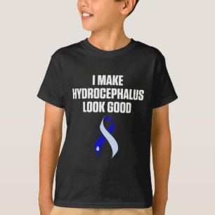 Hydrocephalus Survivor Titta på Bra Awareness Warr T Shirt
