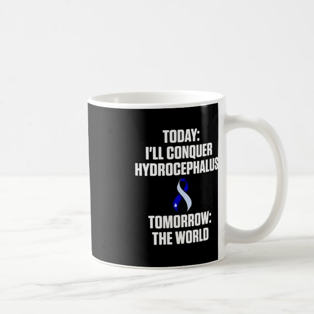 Hydrocephalus Survivor Today Awareness Warrior Kaffemugg (Höger)