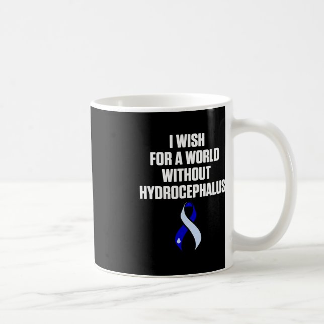 Hydrocephalus Survivor Wish Awareness Warrior Kaffemugg (Höger)