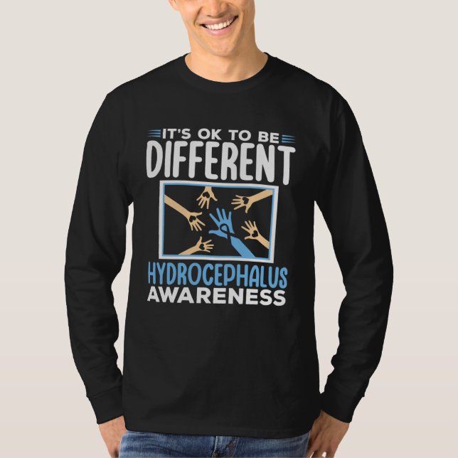 Hydrocephalus Warrior Brain Tumor Hydrocephalus Aw T Shirt (Framsida)