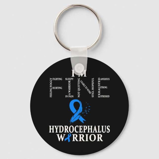 Hydrocephalus Warrior Jag är Bra Nyckelring (Framsida)