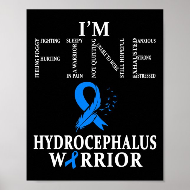 Hydrocephalus Warrior Jag är Bra Poster (Framsidan)
