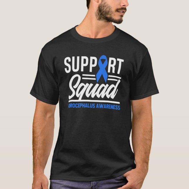 Hydrocephalus Warrior Support Squad Hydrocephalus T Shirt (Framsida)