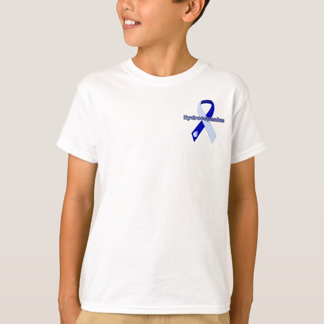 Hydrocephalusmedvetenheten betyder barnskjortan tee shirt (Framsida)