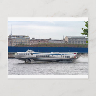 Hydrofoil St Petersburg Ryssland Vykort