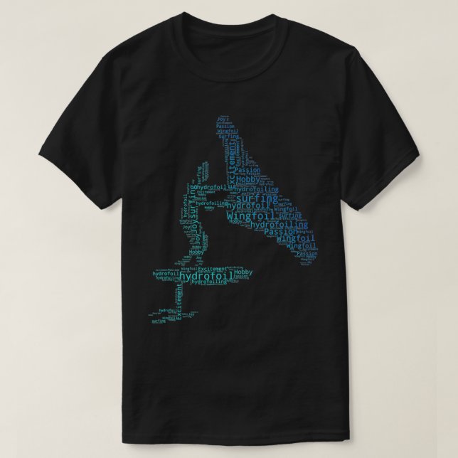 Hydrofoil Wingfoil Kitesurfing Wingsurf Manar Kvin T Shirt (Design framsida)