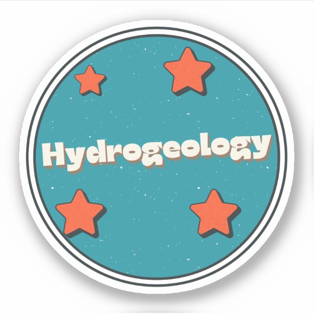 Hydrogeologi Klistermärken (Framsida)