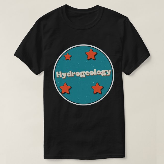 Hydrogeologi T Shirt (Design framsida)