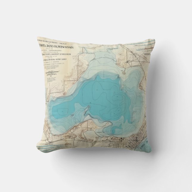 Hydrographic kartasjö Mendota Kudde (Framsida)