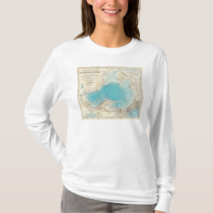 Hydrographic kartasjö Mendota Tee Shirt