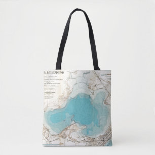 Hydrographic kartasjö Mendota Tygkasse