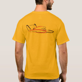 Hydroplane 01 Gold Back T Shirt