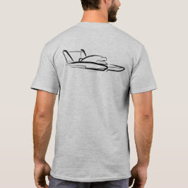 Hydroplane 01 Grå Bak T Shirt