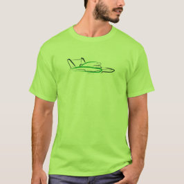 Hydroplane 01 Lime Front T Shirt