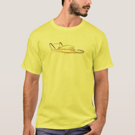 Hydroplane 01 Yellow Front T Shirt