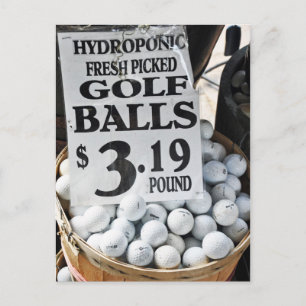 Hydroponic Golf Bollar Vykort